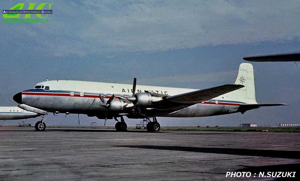 ダグラスDC-6B　45109/786　F-BJKZ　AirNautic（1964年　羽田空港）　