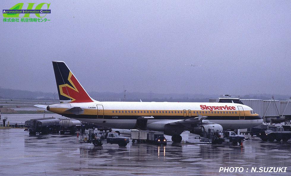 エアバスＡ320-200 446　C-FTDIスカイサービス・エアライン（2000年　アトランタ空港）