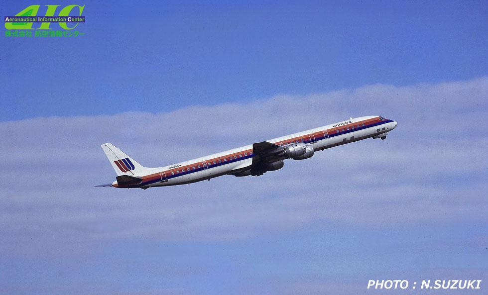 ダグラス　ＤＣ-8-71 45998/399 Ｎ8094Ｕ ユナイテッド航空（1986年 シアトル空港）