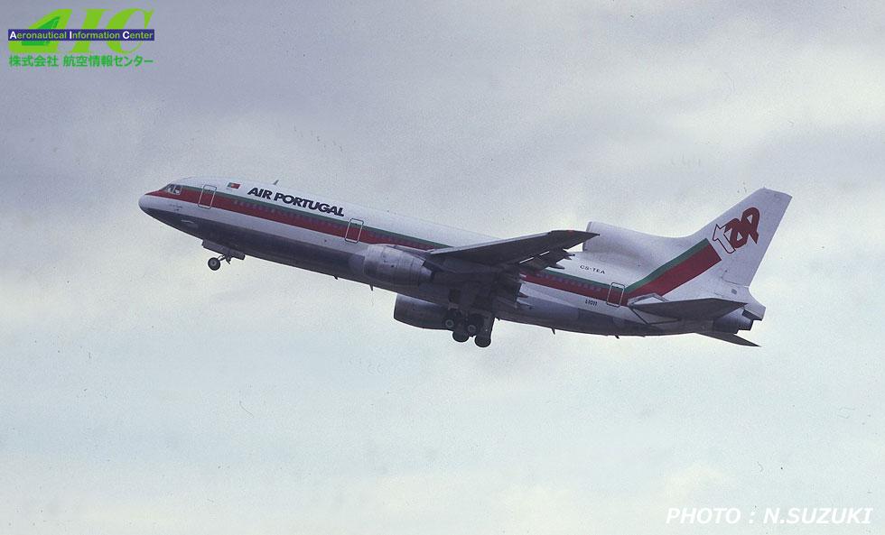 ロッキードL-1011-500 ＃1239　CS-TEA　ポルトガル航空（1990年　ヒースロー空港）