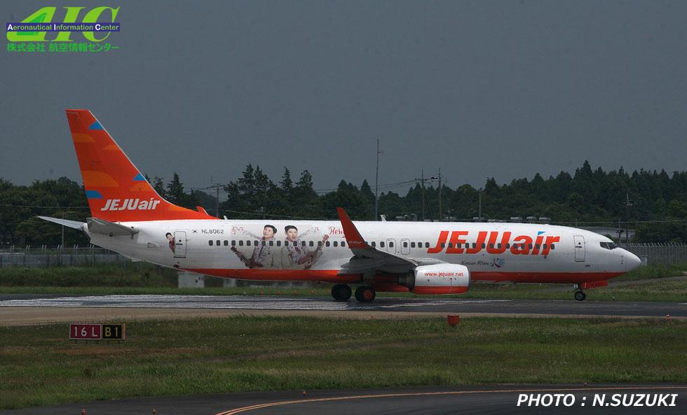 ボーイング 737-800 33634/2745 HL8062 チェジュ航空（2018年 成田空港）