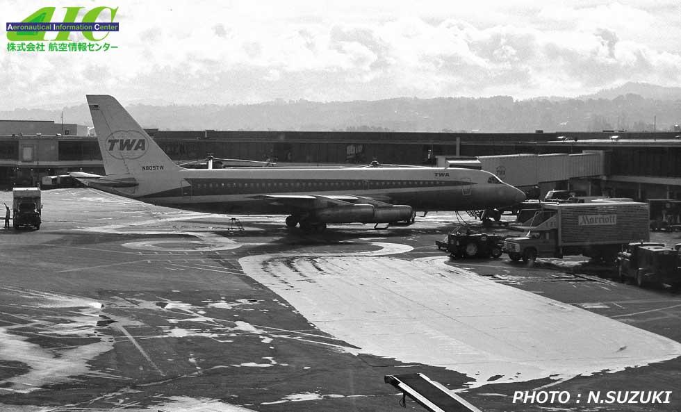 コンベアCV-880-22　22-00-6 N805TW トランスワールド航空（1973年　SFO）