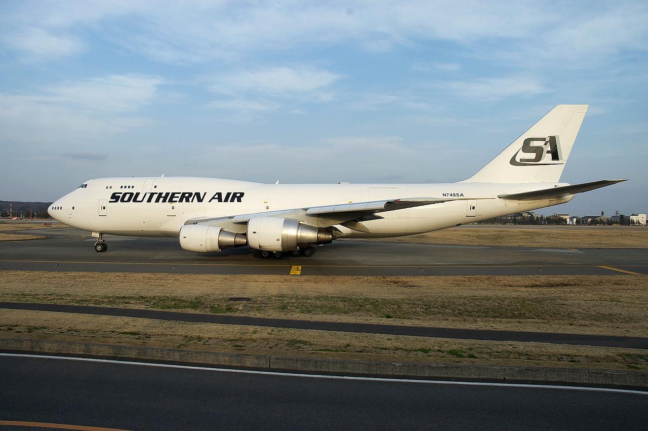 ボーイング747-200Ｂ(SF/SUD)21110/271　Ｎ748SA　サザン航空　(2011年　横田基地)